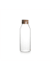 relaxdays 2 x Glaskaraffe in Transparent/ Natur - 1200 ml