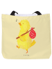 Mr. & Mrs. Panda Shopper Tasche Küken Wander ohne Spruch in Gelb Pastell