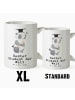 Mr. & Mrs. Panda Tasse Pinguin Bester Student der Welt mit Spruch in Weiß