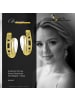 GoldDream Echtgold, 333er Gelbgold Damen Creolen Elegance Ohrring ca. 11mm ca. 14mm
