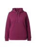 Ulla Popken Sweatshirt in dunkle beere