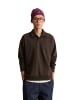 Marc O'Polo DENIM Polo-Sweatshirt regular in Chocolate Brown