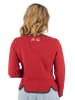 OS-Trachten Strickjacke Enkeyo in mittelrot
