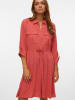 Vero Moda Kleid in Mineral Red