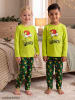 The Grinch The Grinch Schlafanzug Pyjama Set Langarm Oberteil mit Hose in grün