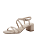 Tamaris Sandale mit Riemchen und Absatz Beige
