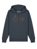 wat? Apparel Sweatshirt Fahrrad in India Ink Grey