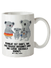 Mr. & Mrs. Panda JumboTasse Koala Familie mit Spruch in Weiß