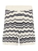 Kaffe Shorts KAanna Casual fit in Chalk/Midnight M. Wavy Lines