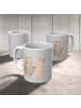 Mr. & Mrs. Panda Kindertasse Bär und Hase Umarmen ohne Spruch in Grau Pastell