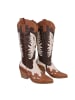 Ital-Design Stiefel in Camel und Beige