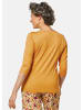 GOLDNER Shirt Trageangenehmes Viskoseshirt mit Elasthan in maisgelb