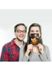 Mr. & Mrs. Panda Bildkarte Kaffee Gespenst Design ohne Spruch in Weiß
