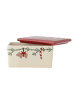 Bloomingville Butterdose Yule aus Weihnachten in rot