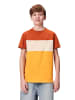 Band of Rascals T-Shirt " Block " in rust-mustard