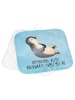 Mr. & Mrs. Panda 2er Set Topflappen  Pinguin Lachen mit Spruch in Eisblau