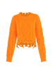 myMo Strickpullover in ORANGE