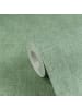 A.S. Création Tapete Soft Linen in Eukalyptusgrün 
