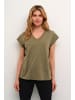 CULTURE T-shirt CUbiana Regular fit in Burnt Olive