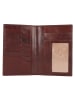 Esquire Toscana Reisepassetui RFID Leder 12 cm in coffee