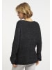 usha BLUE LABEL Strickpullover in Schwarz Melange