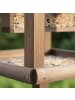 relaxdays Vogelfutterhaus in Braun - (B)50 x (H)117 x (T)50 cm