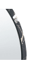 Beliani Dekospiegel MARTEL in Schwarz - (W) 69 x (H) 69 x (L) 6 cm Vertikal