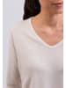 CASH-MERE.CH V-Ausschnitt Pullover in Weiss