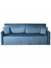 Beliani Schlafsofa EGGE in Blau - (W) 220 x (H) 88 x (L) 93 cm