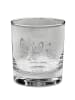 Mr. & Mrs. Panda Whiskey Glas Raupe Schmetterling ohne Spruch in Transparent