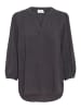 Kaffe Langarm-Bluse KAanny Regular fit in Black Oyster