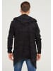 behype Strickjacke ELIJA in Schwarz meliert