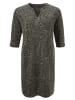 Aniston PLUS Jerseykleid in beige-schwarz