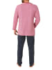 NORMANN langarm Schlafanzug Loungewear - 71820 in rot