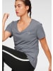 H.I.S. T-Shirt in schwarz, pink, rauchblau