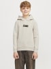 JACK & JONES Junior Kapuzenpullover in Moonbeam