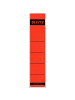 Leitz Ordnerrückenschilder 61x285mm selbstklebend rot Packung mit 10 Stück