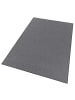 BT Carpet Feinschlingen Teppich Casual grau Uni Meliert