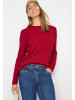 Cecil Pullover mit Strukturdetails in Rot