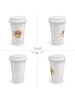 Mr. & Mrs. Panda Tumbler Spinne Agathe Sandwich ohne Spruch in Weiß