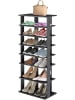 COSTWAY 8 stufig Schuhständer in Schwarz