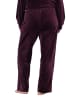 Ulla Popken Loungewear Hose in dunkle pflaume