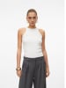 Vero Moda Shirt 2er-Set enges Tank Top Rundhals ohne Ärmel in Schwarz-Weiß