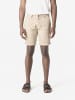 KOROSHI Herren baumwoll chino shorts in beige
