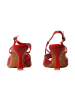 Poti Pati Supermodische Pumps mit Absatz Rot