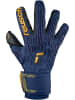 Reusch Torwarthandschuhe Attrakt Freegel Fusion Goaliator in 4411 blue/gold/black