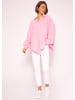 SASSYCLASSY Ultra Oversize Musselin-Blusenhemd kürzere Variante in Babyrosa