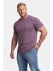 Men Plus Kurzarm T-Shirt in pflaume