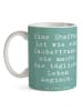 Mr. & Mrs. Panda Teetasse Spruch Magische Ehefrau mit Spruch in Meeresbrise