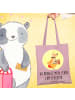 Mr. & Mrs. Panda shopping tasche Glühwürmchen mit Spruch in Rosa Pastell